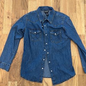 Wrangle Denim Button Up